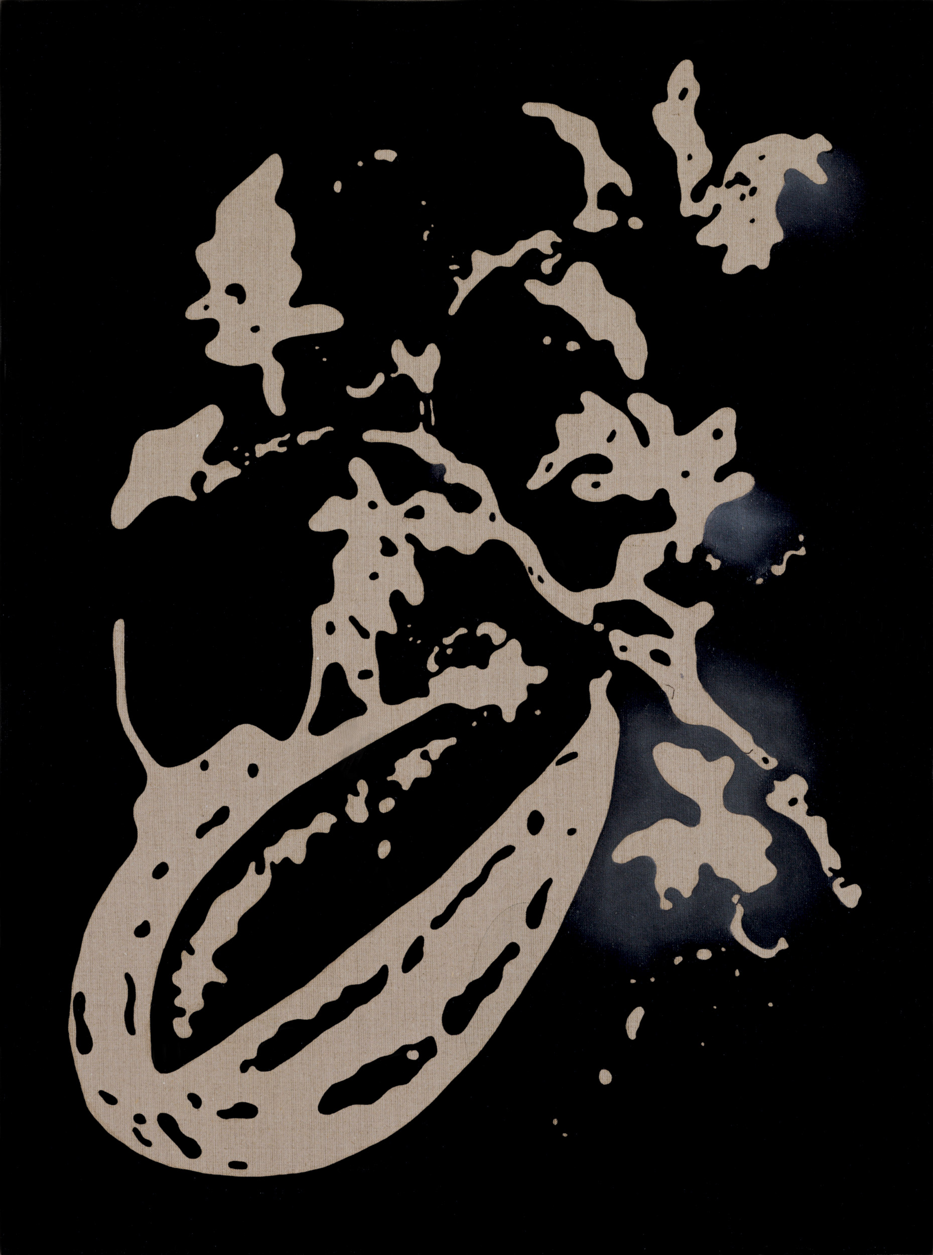 Software online Polling con hoja en forma de castaño retroiluminado