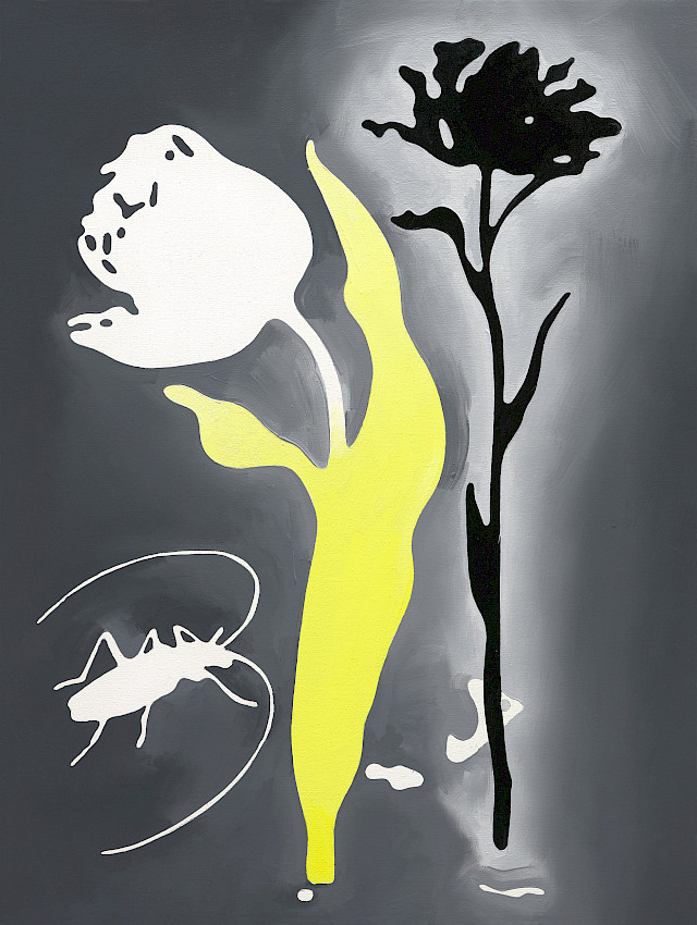 Butterfly and Pupa of a Virus "Michelangelo" on Boot-Tree