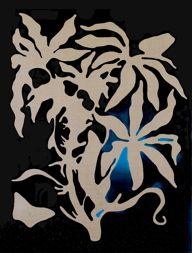 WYSIWYG-Editoren für HTML verkleidet als Grünlilie (Chlorophytum comosum)